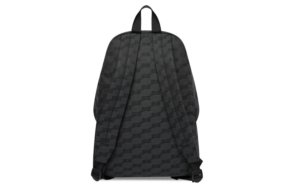 Balenciaga BB Monogram Signature Medium Backpack 'Black' 713044210HH1061