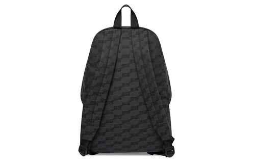 Balenciaga BB Monogram Signature Medium Backpack 'Black' 713044210HH1061