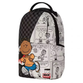 Sprayground Peanuts Charlie Brown Shark Backpack Cartoon Comic Print Waterproof Laptop School Travel Bag