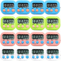 16 Pack Multi-Function Electronic Timer - Kitchen Timer,Magnetic Digital Timers,Big LCD Display, ON/Off Switch,Extensively Use in Cooking,Gym, Meeting, Classroom,Kitchen,Study,Work,Outdoor Activities